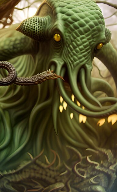 Foto arte de cthulhu