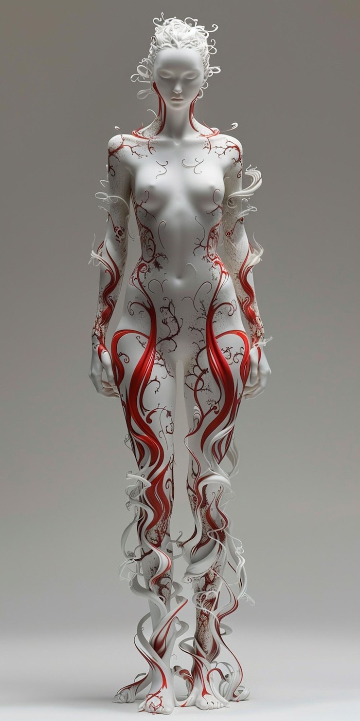 Foto arte de escultura de mármore