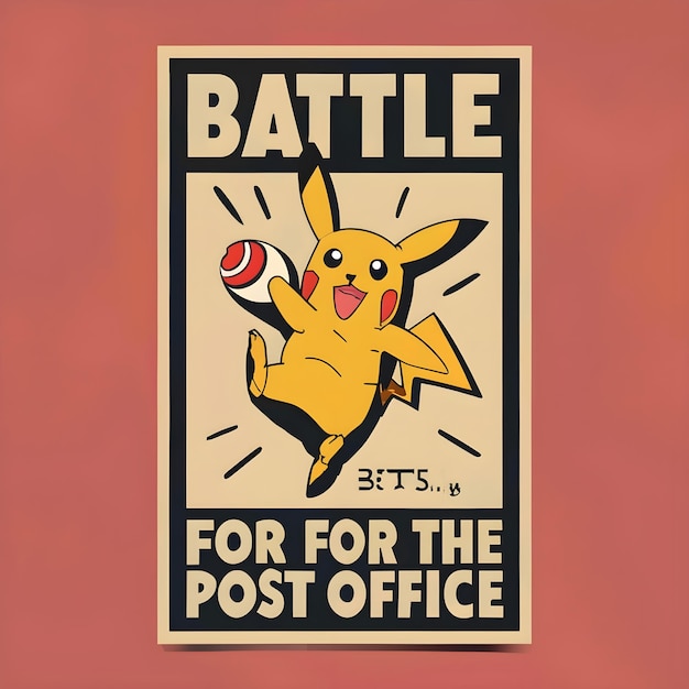 Foto arte de fãs de pikachu