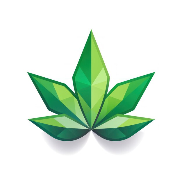 Arte de folhas de maconha de cannabis IA generativa