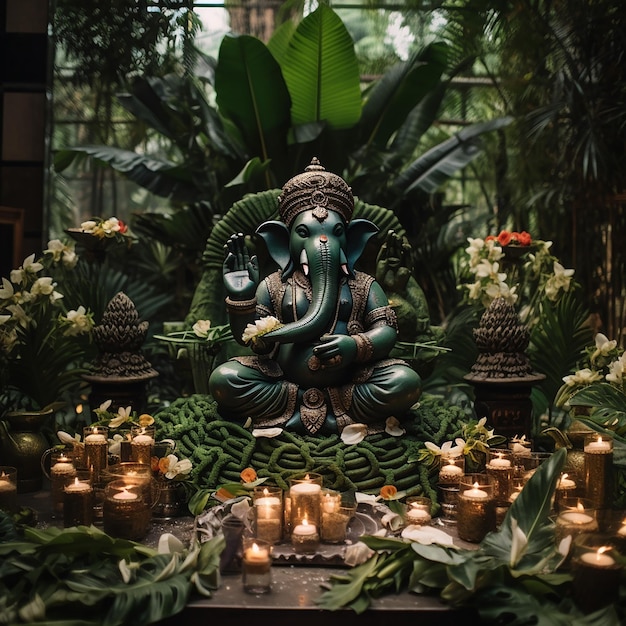 Arte de Ganpati Puja