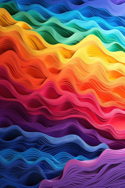 Arte de papel colorido com um fundo da palavra arte nele