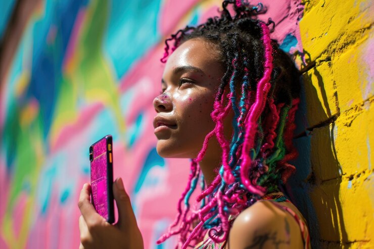 Foto arte de parede colorida