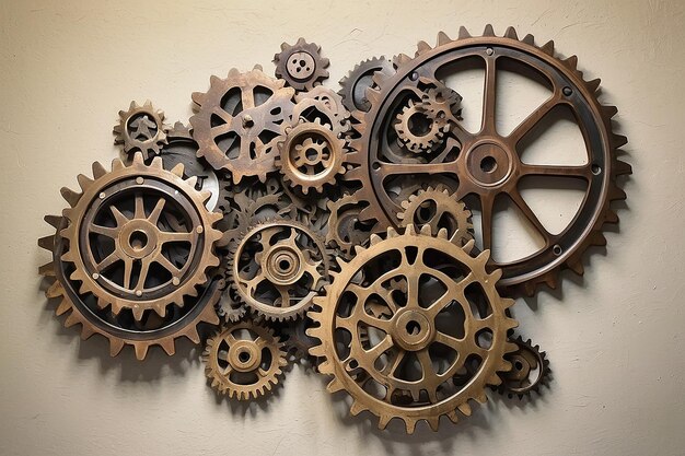 Arte de parede Steampunk Gear