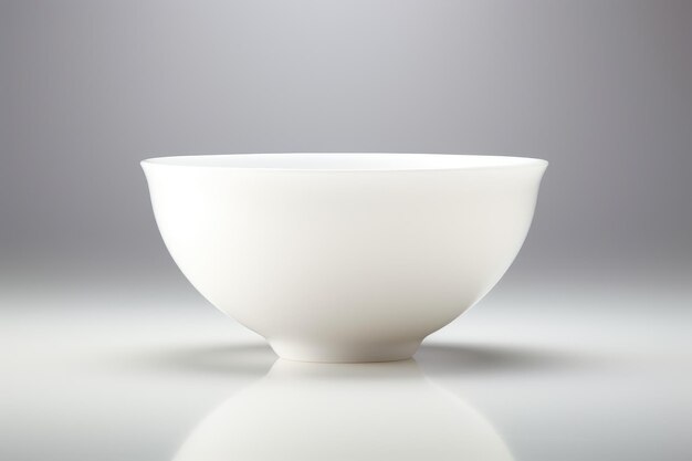 Arte de porcelana branca isolada em fundo branco