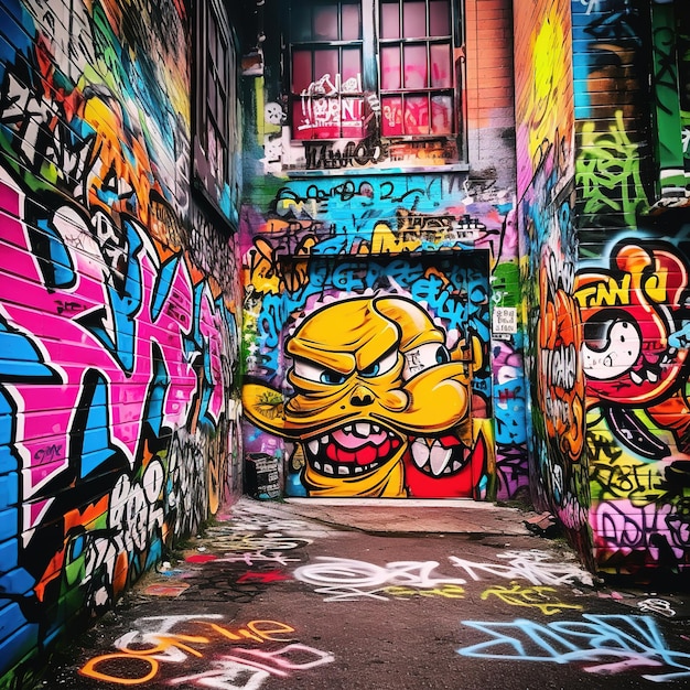 arte de rua de grafite