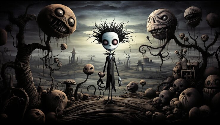 Foto arte de tim burton