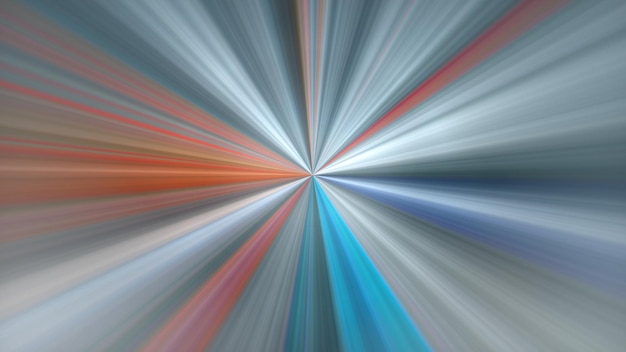 Arte digital abstracto de 4K con un efecto de desenfoque radial con un punto central de enfoque