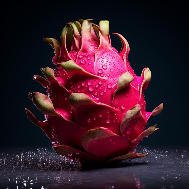 Arte Digital da Fruta do Dragão Pitaya