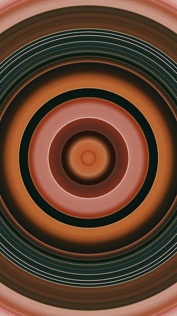 Arte digital en forma de círculo
