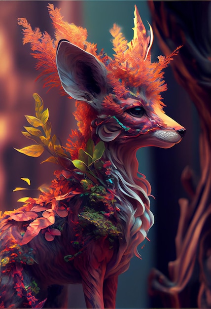 Arte digital selecionada para a raposa
