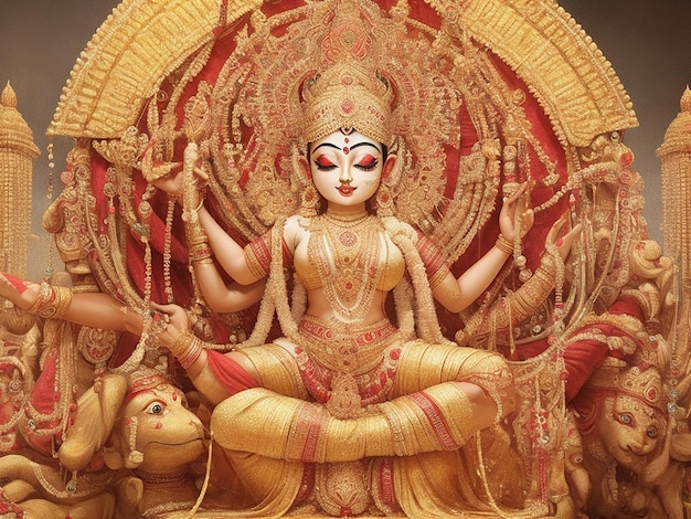 Arte de Durga puja