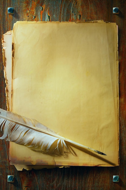 Arte fantasia gótica fundo manuscrito medieval