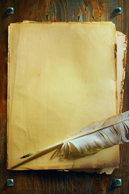Arte fantasia gótica fundo manuscrito medieval