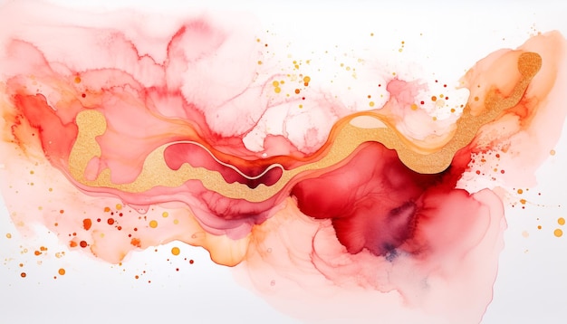 Foto arte fluida abstrata de luxo pintura de fundo técnica de tinta de álcool