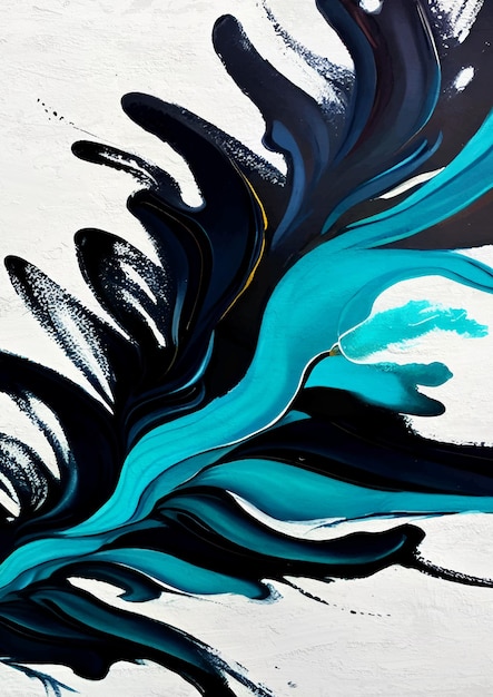 Arte de fondo moderno de pintura líquida abstracta