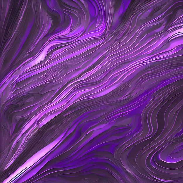 Arte generativo abstracto de línea espiral púrpura y blanca de AI
