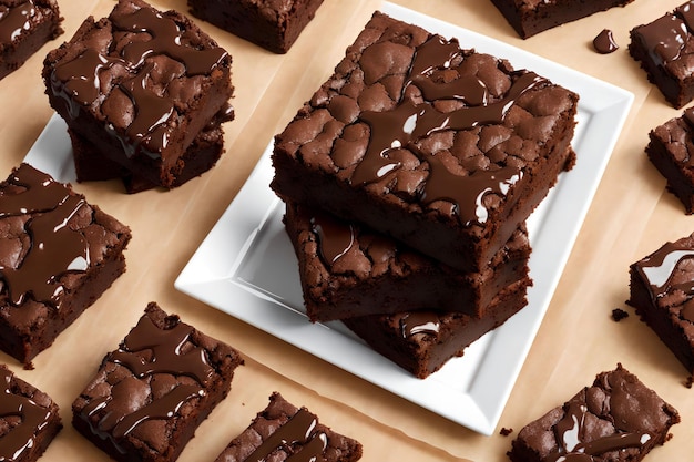 Arte generativo de Sticky Toffee brownies por AI