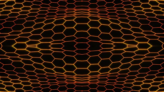 Foto arte geométrico abstracto dinámico fractal fondo futurista túnel moderno con tendencias psicodélicas