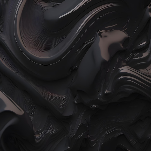 Arte gerada por rede neural de fundo abstrato de matéria negra