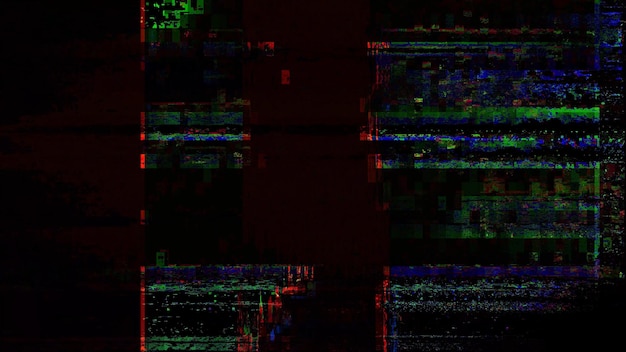 Arte de glitch abstracto