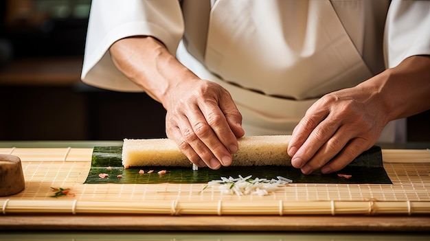 El arte de hacer rollos de sushi