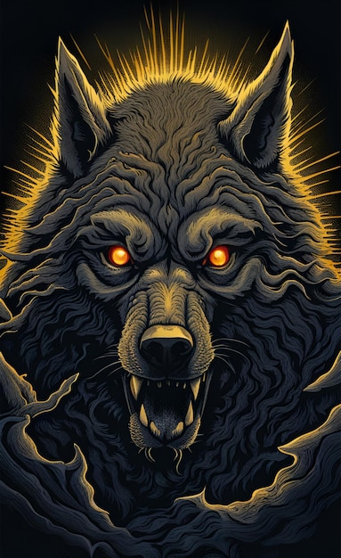 Arte del hombre lobo