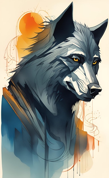 Arte del hombre lobo