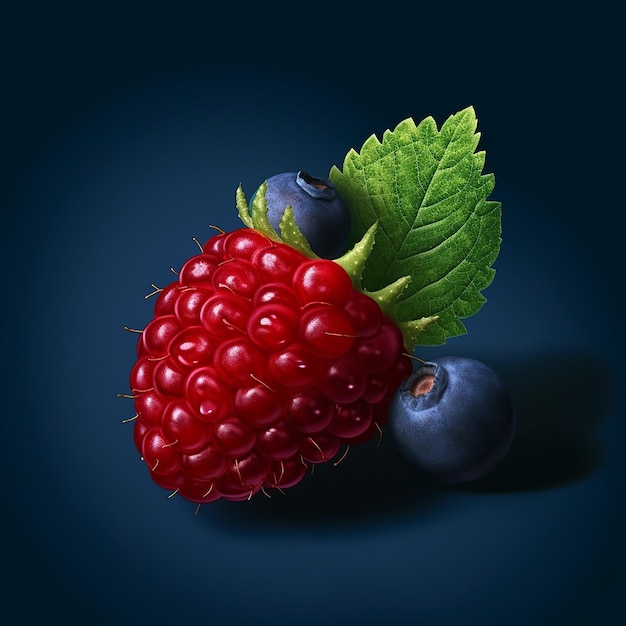 Foto arte de ilustración de fresa para uso.