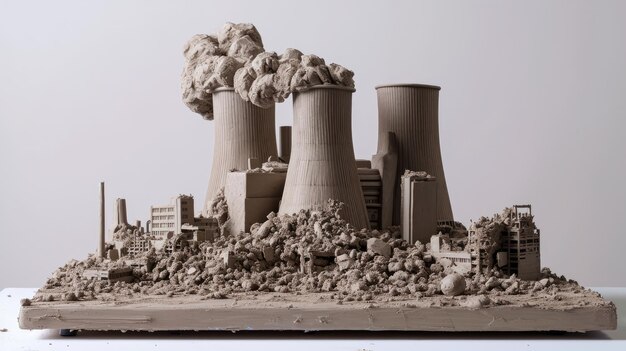 arte industrial en miniatura