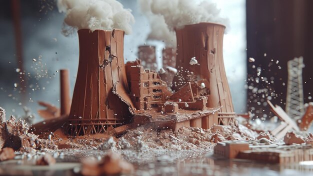 arte industrial en miniatura