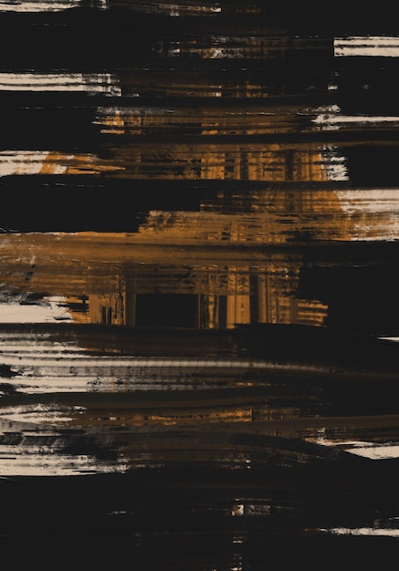 Arte de lienzo de expresionismo abstracto moderno pintado a mano Fondo único de arte imprimible negro beige