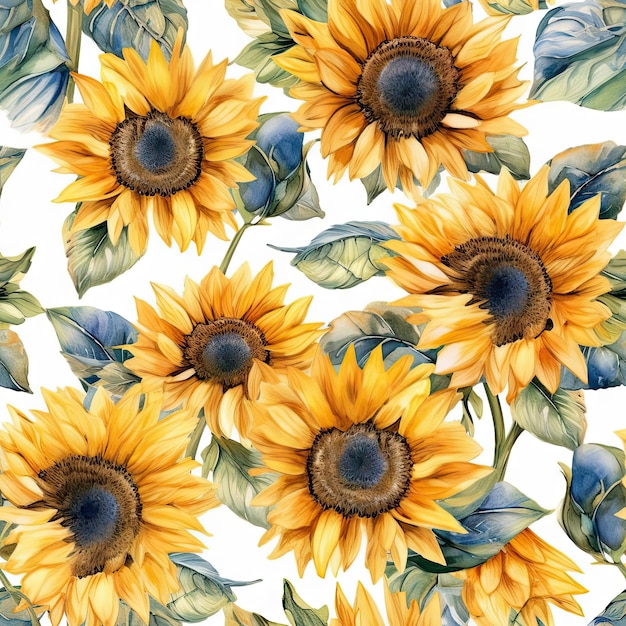 Arte de línea de diseño de patrón de girasol natural Diseño de contorno dibujado a mano para banner de cubierta de impresión de tela e invitación