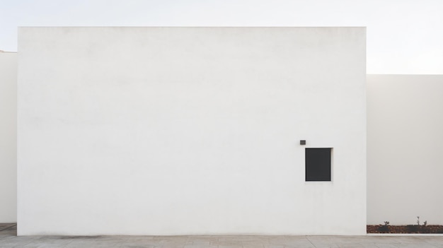 Arte minimalista en la pared