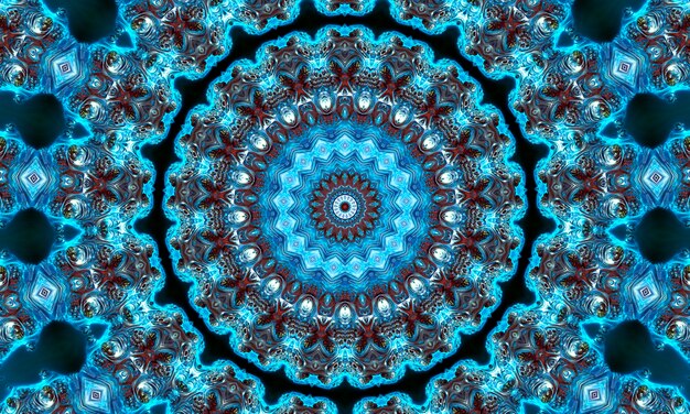 Arte mixto geométrico tailandés, arte polinesio, arte mandala. En forma de hexágonos, triángulos y estrellas de seis puntas. Patrón de caledoscopio para álbumes de recortes, envoltura de regalos, libros, folletos, álbumes.