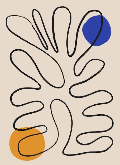 Arte Moderna Abstrata Pintada à Mão