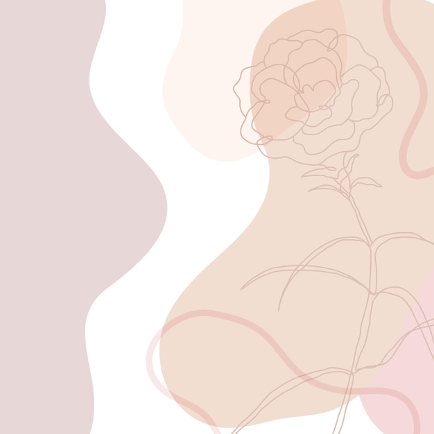 Arte monolino de borde de flor Png con diseño de Memphis rosado