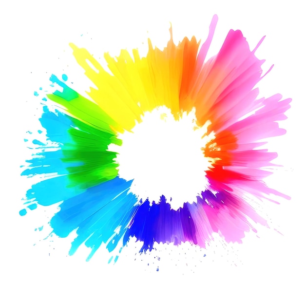 Arte multicolorida do arco-íris IA generativa