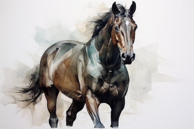Arte mural de caballos