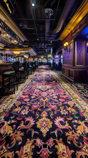 El arte oculto de las alfombras de los casinos diseña patrones que cuentan historias que hipnotizan tanto a los jugadores como a los invitados
