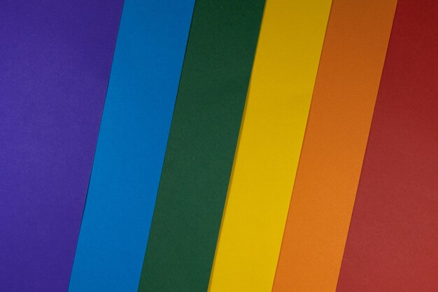 Foto arte de papel de color de fondo lgbt