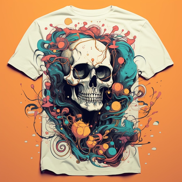 Arte para o design de camiseta da moda com simples