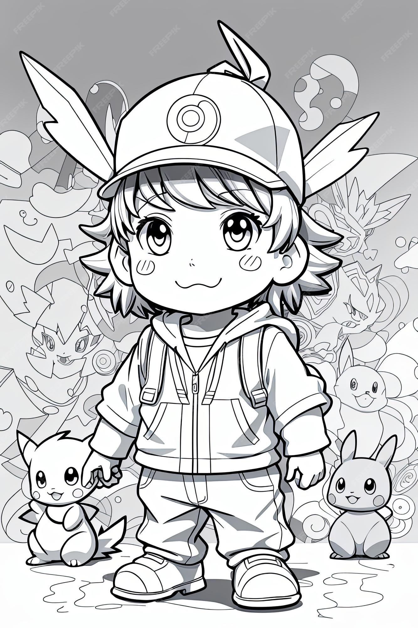 Dibujos para niños para colorear de pokémon - Todas as páginas