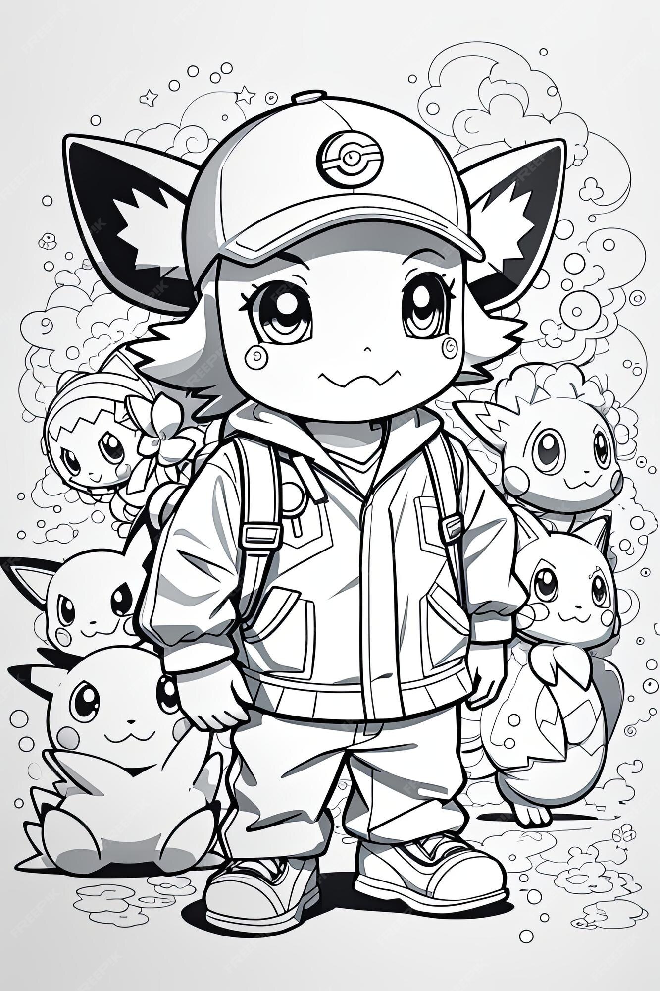 Pokemon fofo para colorir - Imprimir Desenhos