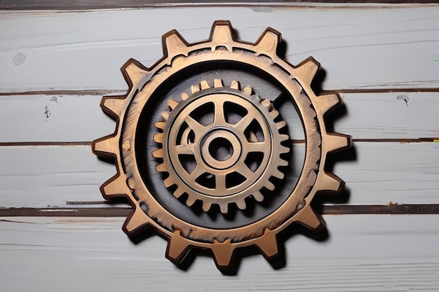 Arte de pared de equipo Steampunk