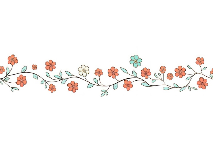 Foto arte de patrones gráficos de flores