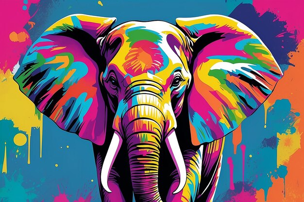 El arte pop Pachyderm