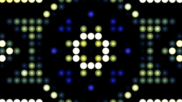Arte psicodélico patrón abstracto fondo colorido simétrico premium