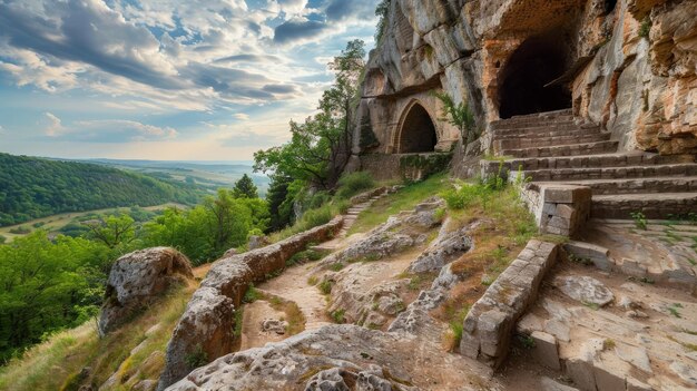 Foto arte rupestre de magura, na bulgária