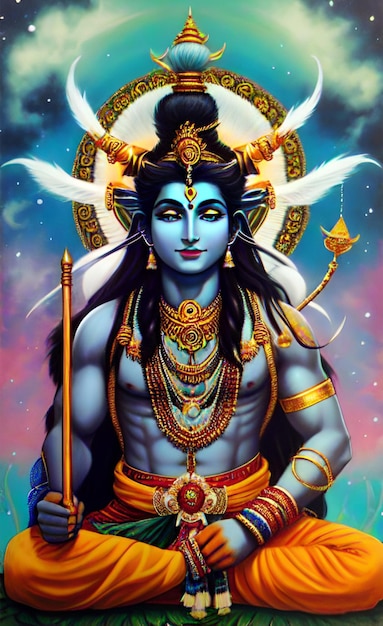 Foto el arte de shiva